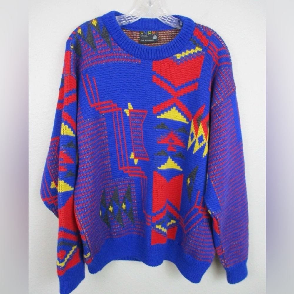 RARE authentic Vintage Coogi Pure wool sweater 90's style